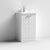 Nuie Blocks 500mm Vanity Unit - Floor Standing 2 Door Unit with Basin - Unbeatable Bathrooms