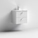 Nuie Blocks 600mm Vanity Unit - Wall Hung 2 Drawer Unit with Basin - Unbeatable Bathrooms