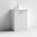 Nuie Blocks 500mm Vanity Unit - Floor Standing 2 Door Unit with Basin - Unbeatable Bathrooms