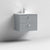 Nuie Blocks 600mm Vanity Unit - Wall Hung 2 Drawer Unit with Basin - Unbeatable Bathrooms