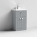 Nuie Blocks 600mm Vanity Unit - Floor Standing 2 Door & 1 Drawer Unit with Basin - Unbeatable Bathrooms