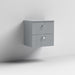Nuie Blocks 600mm Vanity Unit - Wall Hung 2 Drawer Unit with Basin - Unbeatable Bathrooms