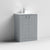 Nuie Blocks 500mm Vanity Unit - Floor Standing 2 Door Unit with Basin - Unbeatable Bathrooms
