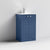 Nuie Blocks 500mm Vanity Unit - Floor Standing 2 Door Unit with Basin - Unbeatable Bathrooms
