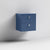 Nuie Blocks 600mm Vanity Unit - Wall Hung 2 Drawer Unit with Basin - Unbeatable Bathrooms