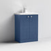 Nuie Blocks 500mm Vanity Unit - Floor Standing 2 Door Unit with Basin - Unbeatable Bathrooms