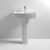 Nuie Bliss 52/60cm 1TH Pedestal Basin - Unbeatable Bathrooms
