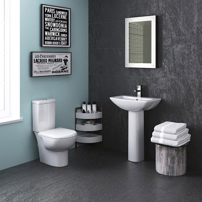 Nuie Provost Close Coupled Toilet - Unbeatable Bathrooms