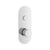 Nuie Round Push Button Valve 1 Outlet - Unbeatable Bathrooms
