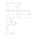 Nuie Ambrose Compact Close Coupled Toilet - Unbeatable Bathrooms