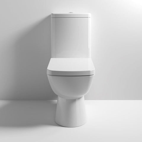 Nuie Ambrose Compact Close Coupled Toilet - Unbeatable Bathrooms