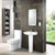 Nuie Ambrose 45/50cm 1TH Pedestal Basin - Unbeatable Bathrooms