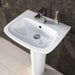 Nuie Ambrose 45/50cm 1TH Pedestal Basin - Unbeatable Bathrooms