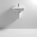 Nuie Ambrose 45/50cm 1TH Pedestal Basin - Unbeatable Bathrooms