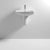 Nuie Ambrose 45/50cm 1TH Pedestal Basin - Unbeatable Bathrooms