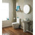 Nuie Provost 42/52cm 1TH Pedestal Basin - Unbeatable Bathrooms