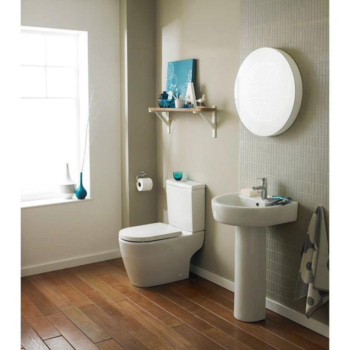 Nuie Provost Close Coupled Toilet & Soft Close Seat - Unbeatable Bathrooms