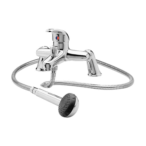 Nuie Eon Deck Mounted Bath Shower Mixer - Unbeatable Bathrooms