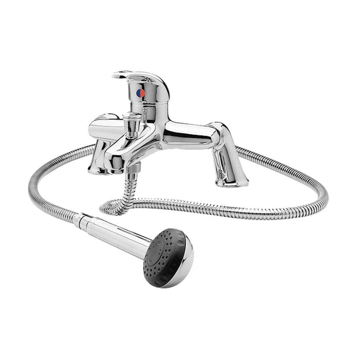 Nuie Eon Deck Mounted Bath Shower Mixer - Unbeatable Bathrooms