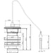 Nuie Contract Basin Waste Poly Plug & B Chain - Unbeatable Bathrooms