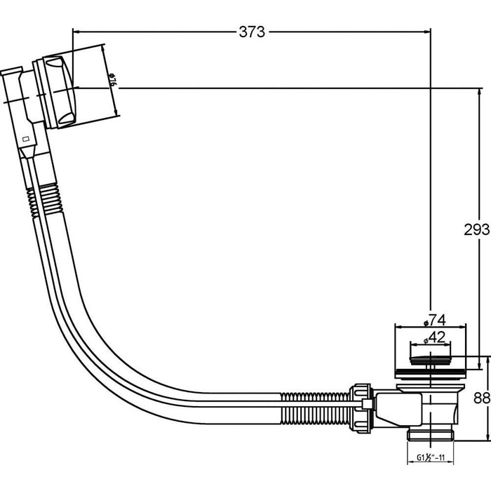 Nuie Bath Pop Up Waste - Unbeatable Bathrooms