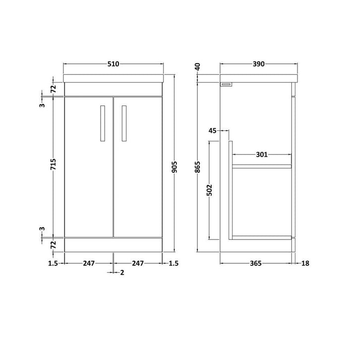 Nuie Athena Bow Handle 128mm - Unbeatable Bathrooms