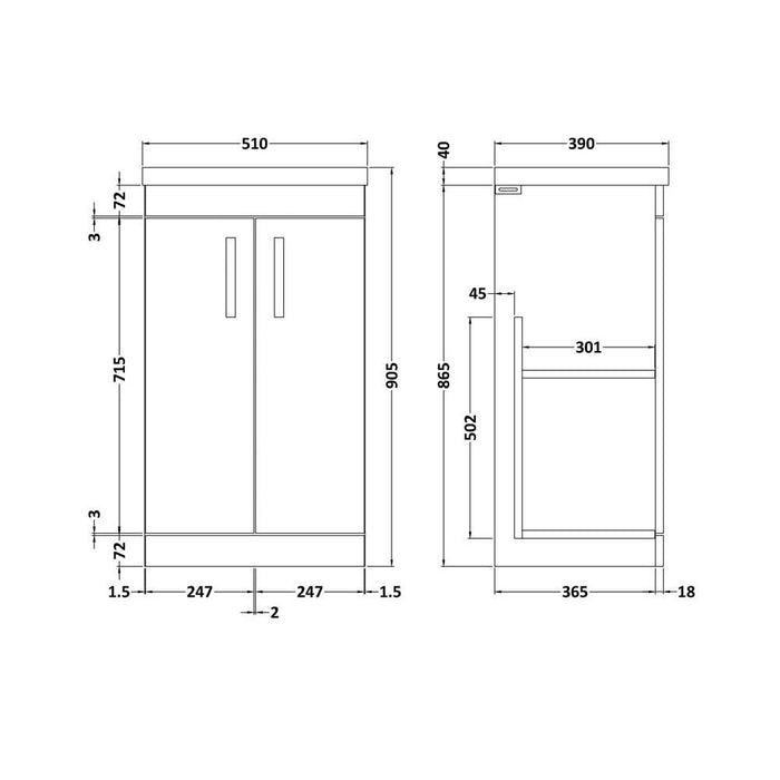 Nuie Athena Design Handle 320mm - Unbeatable Bathrooms