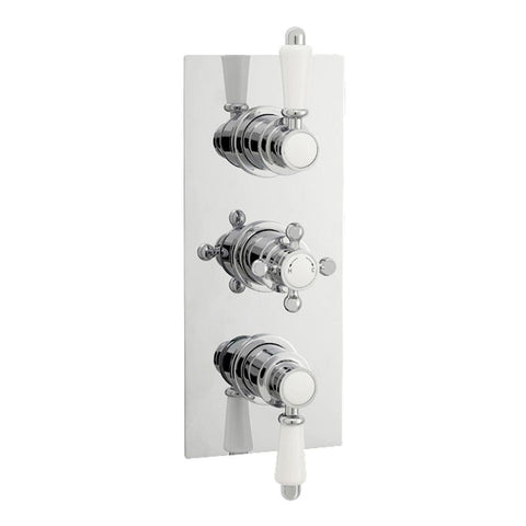 Nuie Traditional Triple Conc Thermo Valve - Unbeatable Bathrooms