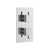 Nuie Twin Concealed Thermostatic Shower Valve - Unbeatable Bathrooms