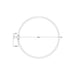 Nuie Round Shower Ring Curtain Not Supplied - Unbeatable Bathrooms