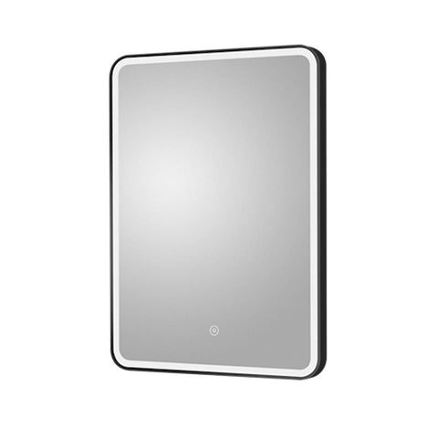Nuie Hydrus LED Touch Sensor Mirror - Black Framed - Unbeatable Bathrooms