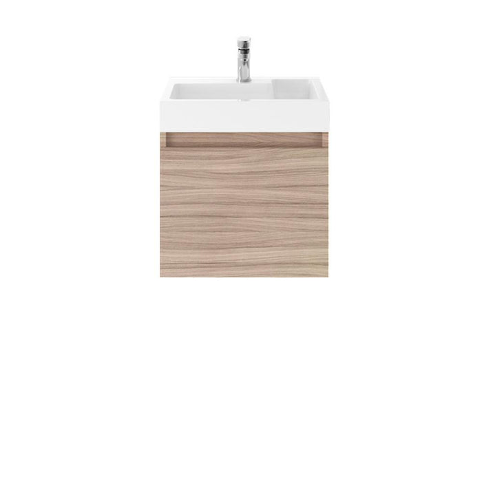 Nuie Merit 500mm Vanity Unit - Wall Hung 1 Drawer Unit with Basin - Unbeatable Bathrooms