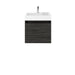 Nuie Merit 500mm Vanity Unit - Wall Hung 1 Drawer Unit with Basin - Unbeatable Bathrooms