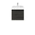 Nuie Merit 500mm Vanity Unit - Wall Hung 1 Drawer Unit with Basin - Unbeatable Bathrooms