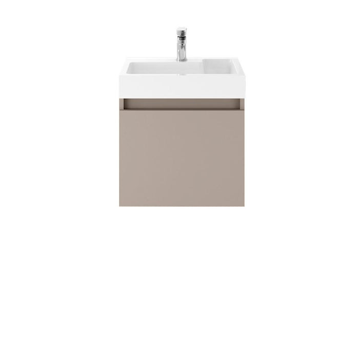 Nuie Merit 500mm Vanity Unit - Wall Hung 1 Drawer Unit with Basin - Unbeatable Bathrooms