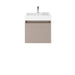 Nuie Merit 500mm Vanity Unit - Wall Hung 1 Drawer Unit with Basin - Unbeatable Bathrooms