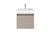 Nuie Merit 500mm Vanity Unit - Wall Hung 1 Drawer Unit with Basin - Unbeatable Bathrooms