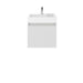 Nuie Merit 500mm Vanity Unit - Wall Hung 1 Drawer Unit with Basin - Unbeatable Bathrooms