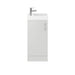 Nuie Vault 400mm Cloakroom Vanity Unit - Floor Standing 1 Door Unit with Basin - Unbeatable Bathrooms