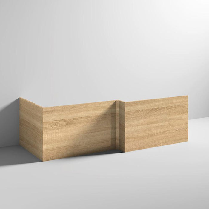 Nuie Athena Square Shower Bath End Panel 70cm - Unbeatable Bathrooms