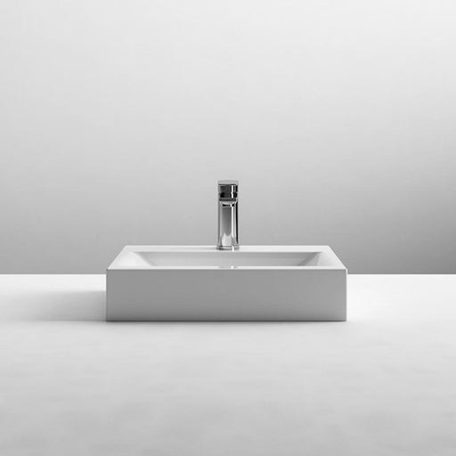 Nuie Cubix 450mm 1TH Square Countertop Vessel Basin - Unbeatable Bathrooms