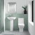 Nuie Ava 545mm 1TH Full Pedestal Basin - Unbeatable Bathrooms