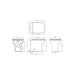 Nuie Ava Back To Wall Toilet & Soft Close Seat - Unbeatable Bathrooms