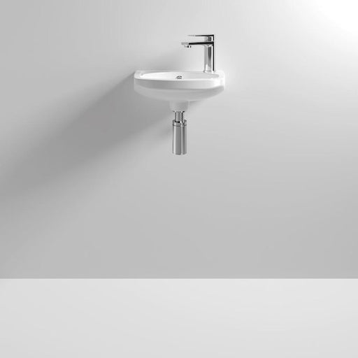 Nuie Melbourne 35/45cm 1TH Wall Hung Basin - Unbeatable Bathrooms