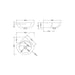 Nuie Melbourne 450mm 1TH Corner Wall Hung Basin - Unbeatable Bathrooms