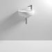Nuie Melbourne 35/45cm 1TH Round Wall Hung Basin - Unbeatable Bathrooms