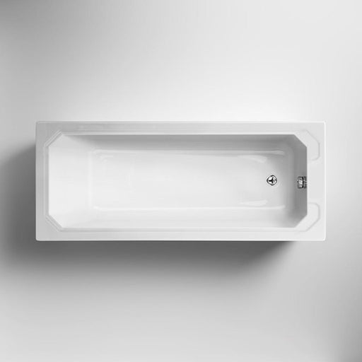 Nuie Ascott 1700mm Art Deco Single Ended Bath - Unbeatable Bathrooms
