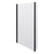 Nuie Square Bath Screen With Fixed Return - Unbeatable Bathrooms