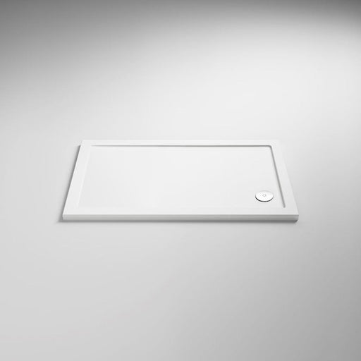 Nuie Rectangular Shower Tray - White - Unbeatable Bathrooms