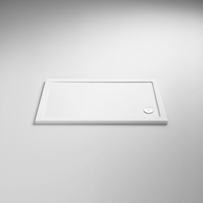 Nuie Rectangular Shower Tray - White - Unbeatable Bathrooms